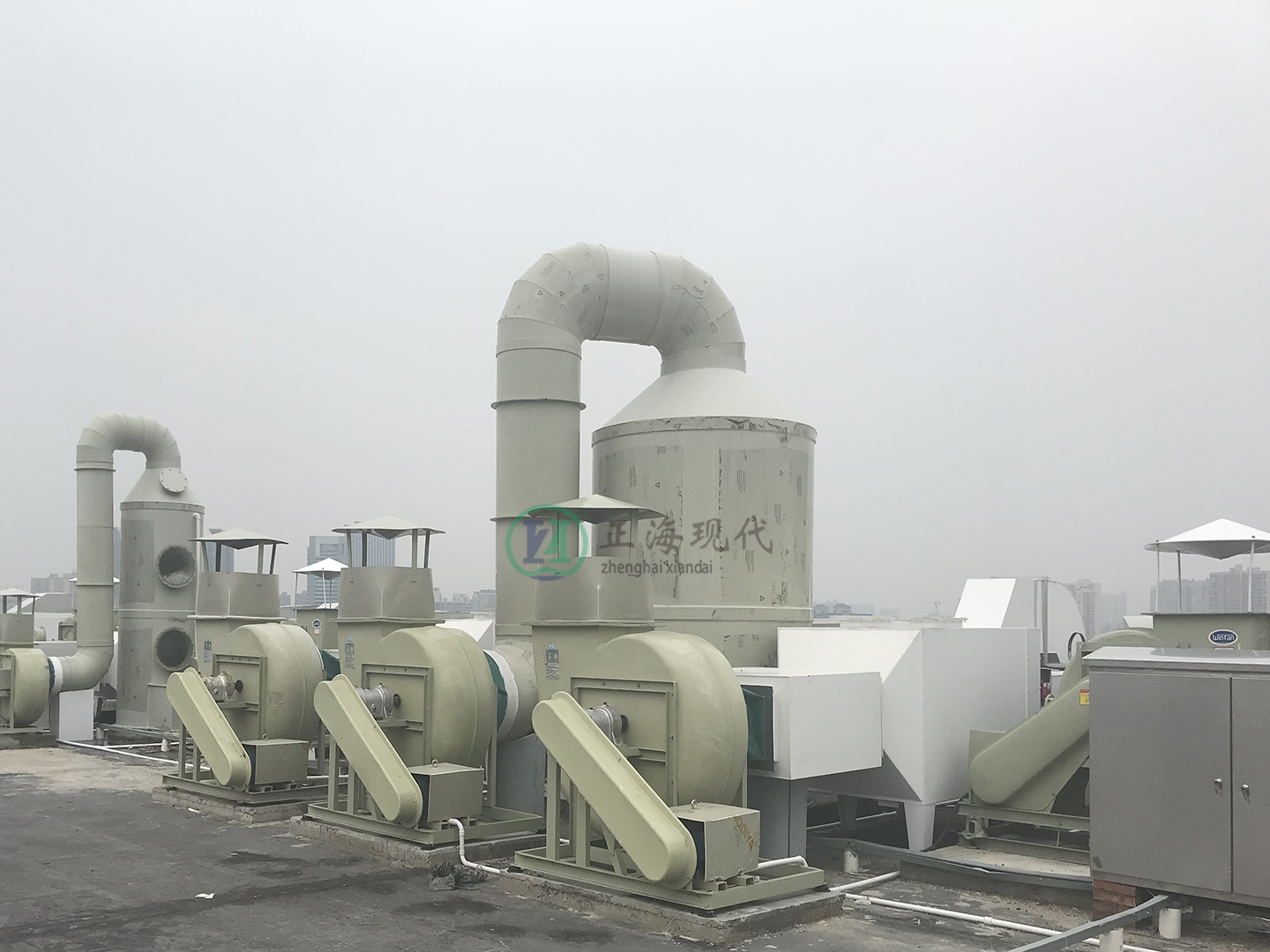 無(wú)機(jī)廢氣處理裝置(噴淋塔處理裝置)